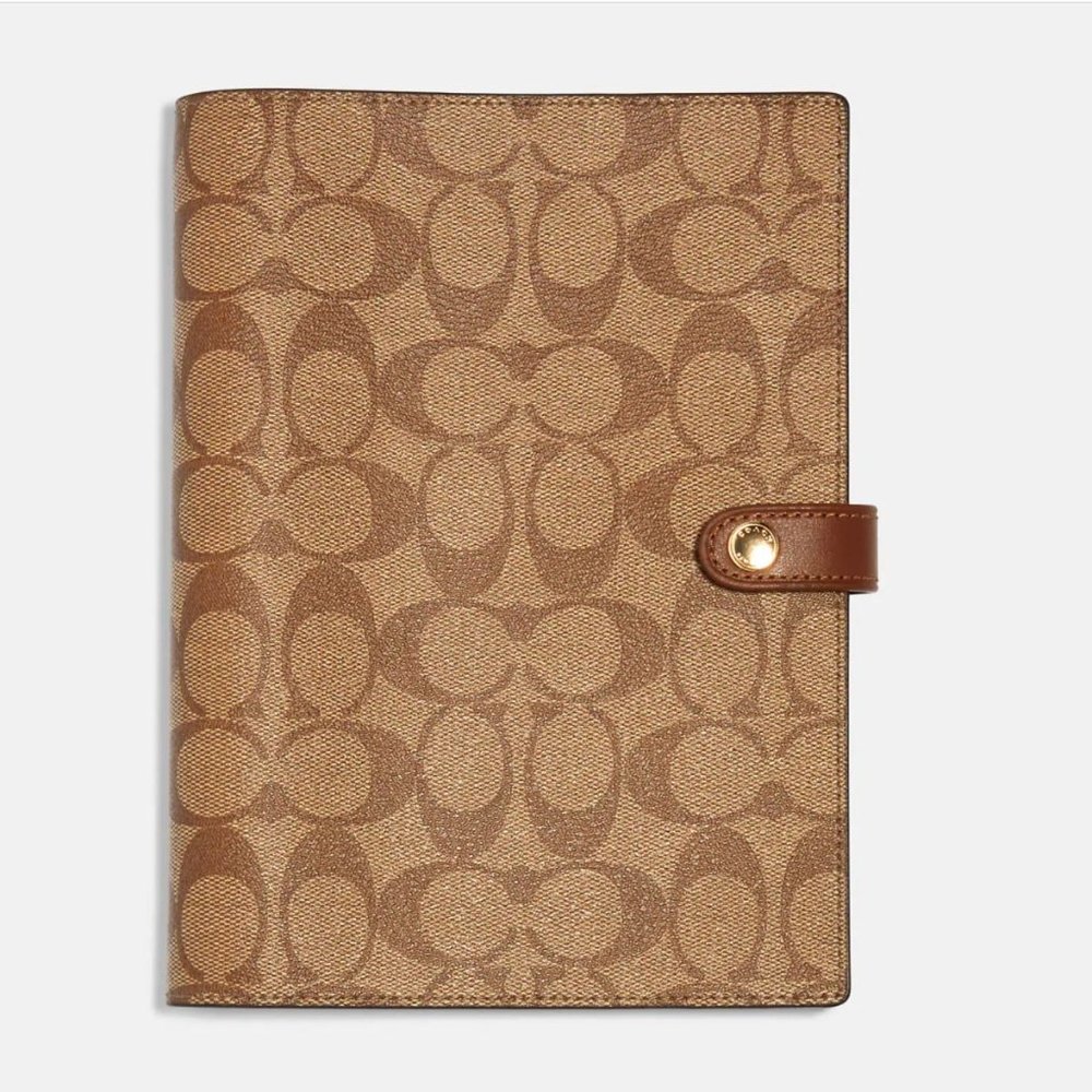 NWT Coach Signature Notebook